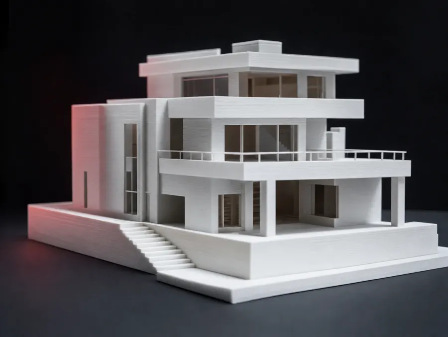 Maquette architecturale imprimée en 3D
