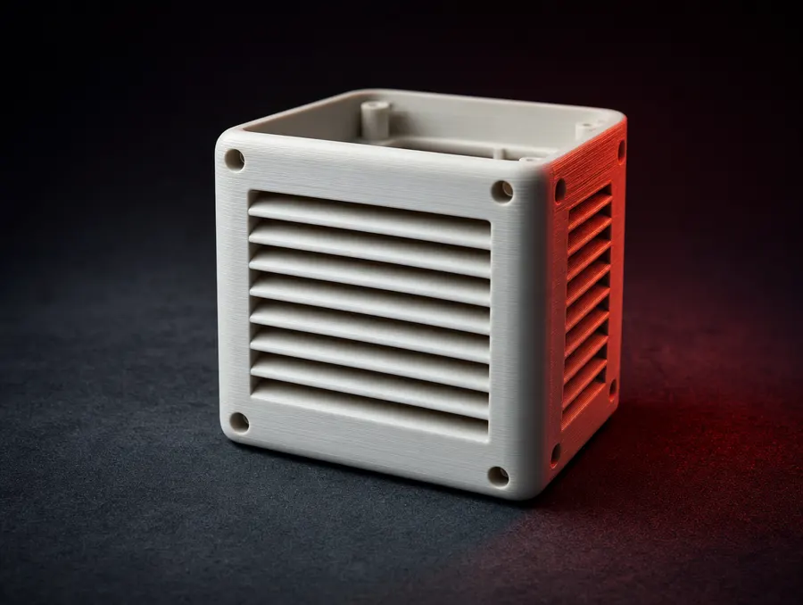 Boîtier de ventilation imprimé en 3D